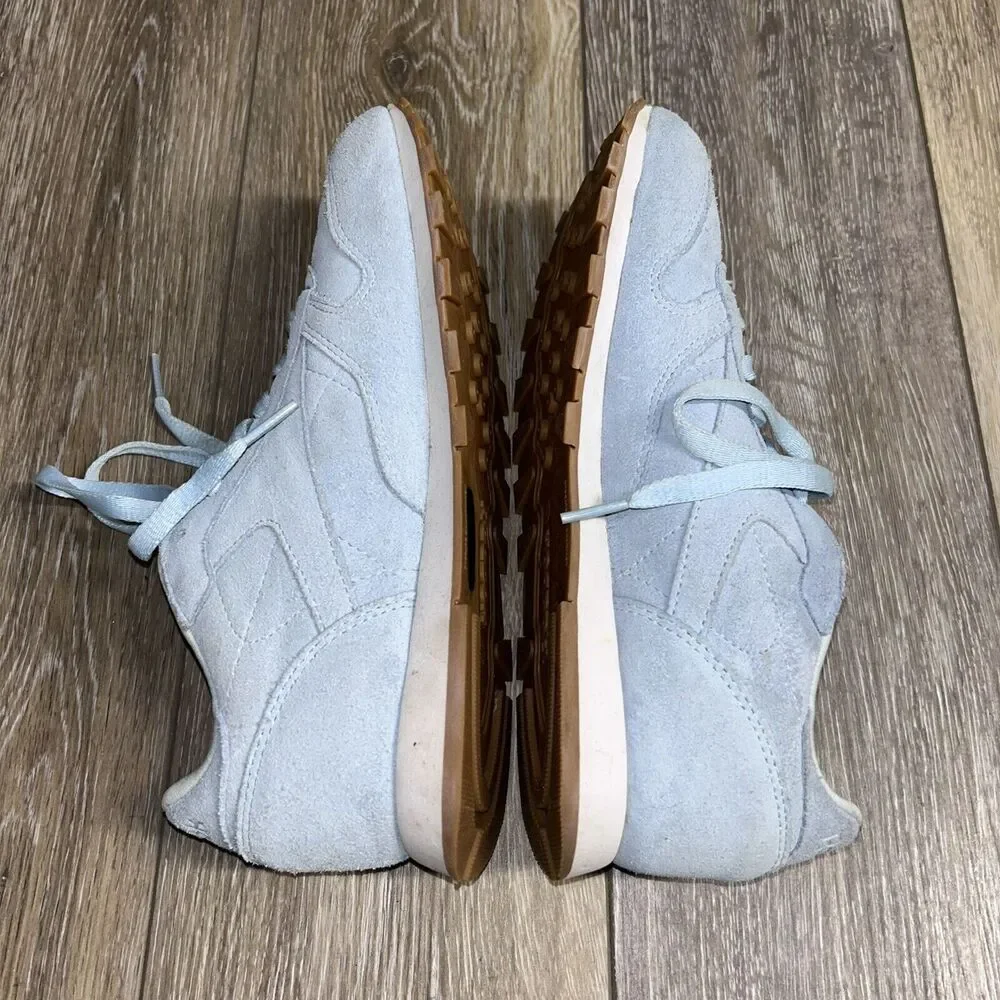 Reebok Classic 059503 Light Blue Suede Athletic Youth US Size 6 Sneaker Shoes
